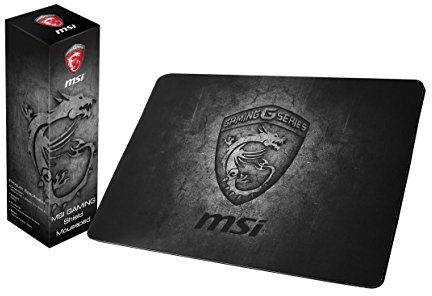 MSI Mice Pad mit Spezial-Textiloberfläche Rutschfestes Gummi (Gaming Shield)