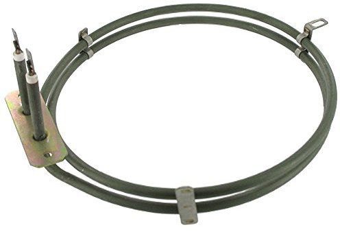 SPARES2GO 2 Turn Oven Element for Smeg Oven Cookers (2000W) - Fitment List C