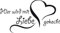 GRAZDesign Wandtattoo Hier wird mit Liebe gekocht Küche | Küchenaufkleber selbstklebend - 73x40cm / 070 schwarz
