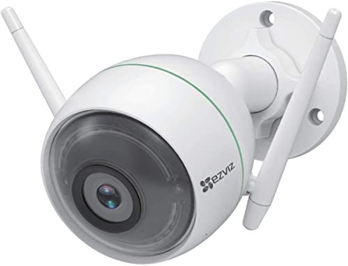 EZVIZ C3WN Überwachungskamera Aussen 1080P WLAN IP Kamera mit 30m Nachtsicht, Bewegungserkennung, IP66 Wasserdicht, Unterstützt bis zu 256G SD-Karte, Kompatibel mit Alexa, Google Home, IFTTT