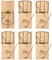 GARDIGO® Rattenfalle Holz - 6er Set I Verfügt über praktisches Köderloch für Rattenköder I Holz-Rattenfalle für Haus und Garten I Wiederverwendbar und Umweltfreundlich I Einfache Handhabung