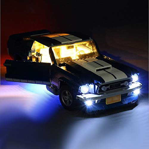 LED-Beleuchtungsset Licht-Set passend für Lego Ford Mustang Modell 10265 (Modell Nicht Enthalten)