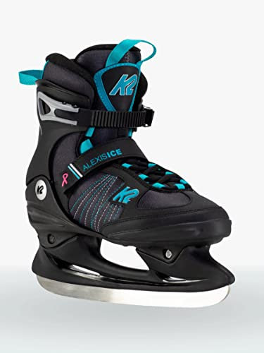 K2 Skates Damen Schlittschuhe Alexis Ice — Black - Blue — EU: 37 (UK: 4.5 / US: 7) — 25E0040