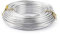 114 piedi 10 gauge argento alluminio mestiere filo 2.5mm flessibile metallo artistico perline filo per fai da te scultura e artigianato