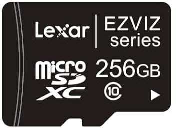 EZVIZ Carte Micro SD 256Go, Carte Mémoire microSDHC, Vitesse de Lecture Allant jusqu'à 90MB/S, Classe 10, U3, UHS-I