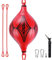 BTSEURY Universal Speed Bag, Double End Boxing Ball with Pump and Hook, Red, Adult