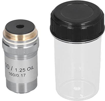 100X Microscopio Acromatico Obiettivo Lente Ad Alto Ingrandimento 20.2mm Filettatura di Interfaccia per Lenti D'ingrandimento Compound Forniture