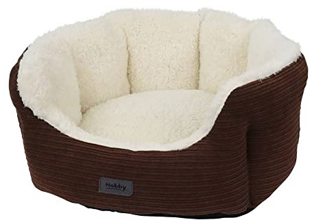 Nobby 61742 Komfortbett oval KAMBA braun; L x B x H: 65 x 57 x 22 cm