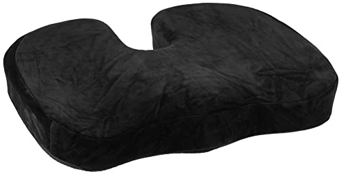 CLP Ergonomisches Sitzkissen I Orthopädisches Stuhlkissen Mit Kühlendem Gel, Farbe:schwarz