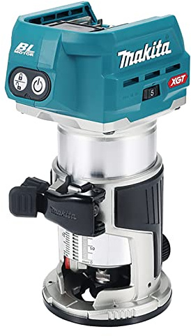 Makita RT001GD201 40V Max Li-ion XGT Brushless Trimmer Complete with 2 x 2.5 Ah Batteries and Charger Supplied in a Makpac Case
