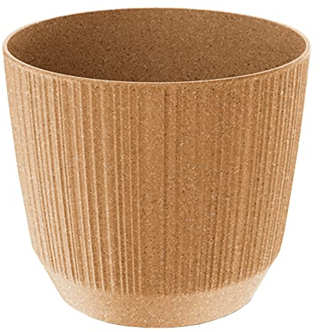 Prosperplast Blumentopf Color Ocre, ohne Tank, RYFO-Kollektion, 14,6 x 14,6 x 12,6 cm, Kapazität L.
