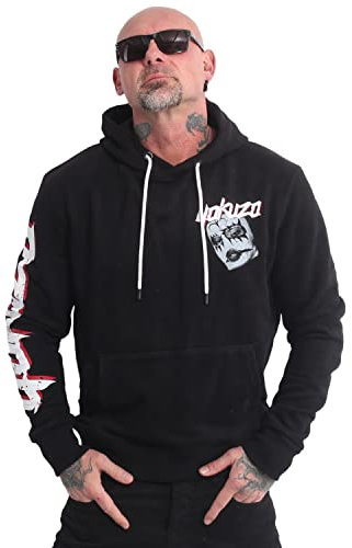 Yakuza Herren Bad Bitx Kapuzenpullover, Schwarz, XL