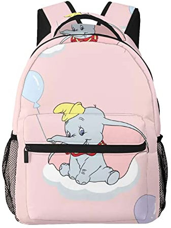 Lawenp Tasche für Dumbo Personalisierte Schulrucksäcke Bookbag Travel Pack für Jungen Mädchen Männer Frauen