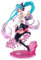 Jiumaocleu Miku Figur Statue Modell – 23 cm Miku Figur Modell Happy Birthday Stil Figur Spielzeug Modell Handmade Sammlerstück Desktop Dekoration Weihnachten Geburtstag Geschenke