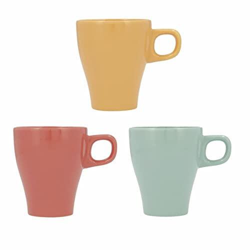 Quid Taza Appila Cerámica Multicolor (280 ml) (Pack 12x)