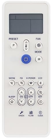 Universal Air Conditioner Remote Control Compatible with CARRIER Toshiba AC A/C KTKL004 WC-L06SE
