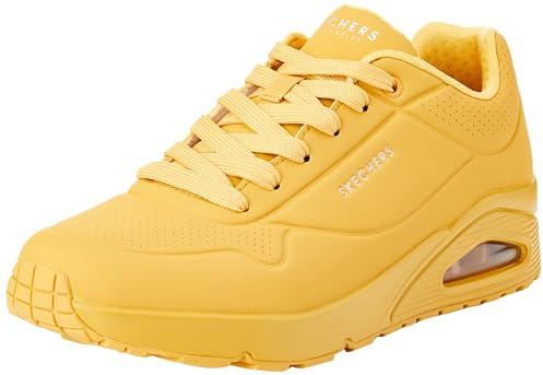 Skechers Men's Uno Stand on Air Sneaker, Honey Durabuck Mesh, 6.5 UK