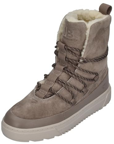 HUB Footwear Damen Booties Luna N39 Dark Taupe Bone, Größe:40 EU