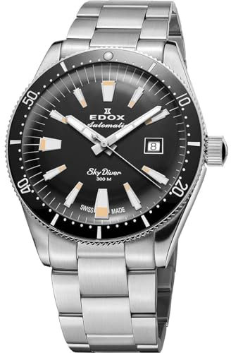 EDOX Analog 80131-3NM-NIB, Silber