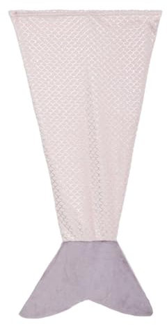 Atmosphera - Plaid Enfant sirène 130x65cm Rose