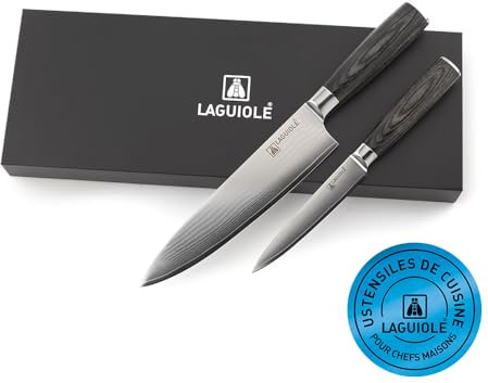 LAGUIOLE - Estuche de 2 cuchillos GUSTAVE damarus