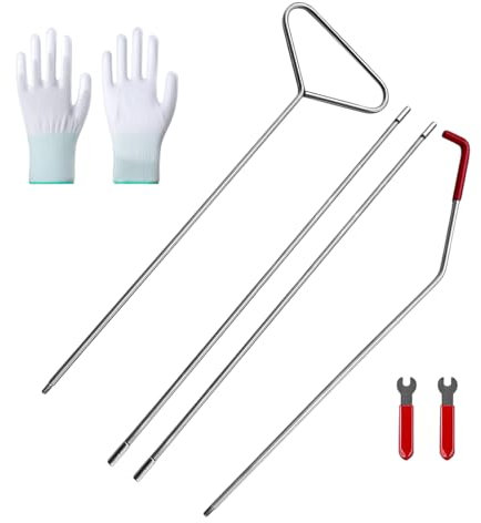 CGEAMDY Kit Profesional Herramientas De Emergencia para Coche, Kit De Largo Alcance De Emergencia para Coche, Kit Herramientas Coche con Pinza Largo Alcance para Abrir Puertas Y Ventanas Automóvil