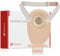 DERAYMI 10PCS Convex Stoma Bags, One-Piece15-45mm Can Be Cut Convex Chassis Colostomy Bags, Ostomy Supplies Stoma Care for Uneven Colostomy, Ileostomy, with Adjustable Ostomy Belt