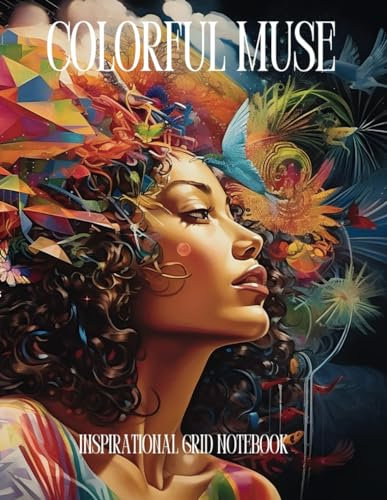 Colorful Muse: Inspirational Grid Notebook