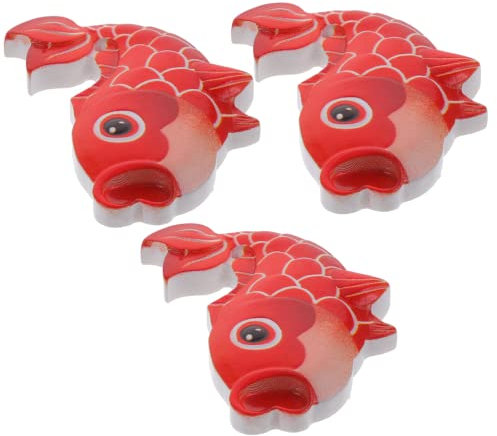 Alipis 3stücke Fischform Kühlschrankmagnete Magnetische Dekoration Für Kühlschrank Tafel Whiteboard Eisentür Magnetkunststoffmagnete Für Fotos Und Notizen