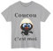 Tee shirt Unisex Caliméro Coucou c'est moi Homme/Femme Taille S, Couleur Sport Grey