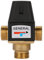 VOBOR 3 Wege Thermostat Mischventil,Mischventil G3/4,Thermostatisches Mischventil DN20 Außengewinde Messing, Hochwertiges Und Langlebiges Thermostatventil Für Solar-Wasser-Heizung