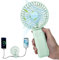 HandFan 5200mAh Portable Handheld Fan, Rechargeable Hand Fan, Battery Operated 8.5-27hrs, Personal USB Foldable Fan, Travel Essential Gifts for Women/Girls/Friends (Green)