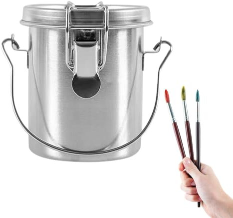 Pinselreiniger-Waschmaschine – robustes Pinselreinigungswerkzeug, abnehmbarer Filter, poröser Reiniger für Wasserfarben | Interaktives Pinselwaschgerät mit Tinte und Terpentin, wartungsfreundliches Re