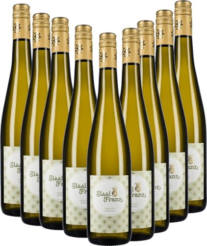 Sissi & Franz liebliches Weiß - Weingut Hammel Weißwein 9 x 0,75l VINELLO - 9 x Weinpaket inkl. kostenlosem VINELLO.weinausgießer