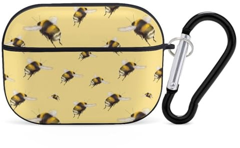 Novastar Kompatibel mit Airpods Pro 2. Generation Hülle – niedliche Hülle, kompatibel mit Airpods Pro Hülle, lustige Bumblebees gelbe Hülle, kompatibel mit Airpods Pro 2 Hülle