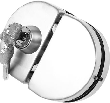 Tofficu Cerradura Para Puerta Corrediza De Vidrio Manija Para Puerta Corrediza Con Cerradura Para Oficinas y Incluye Llave Fácil Instalación