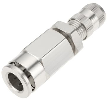 Briny River Vanne d'air en Cuivre 1/4'' pour Compresseurs d'air Camping-Cars Tuyau d'air de 6 Mm