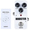 Mtlavish Kokko -Gitarren -Effekt Pedal Erhöhung Volumen ohne farbige Klang mini tragbar mit zwei Bande EQ -Steuerung hoch und niedriger Frequenz separat wahrer Bypass für E
