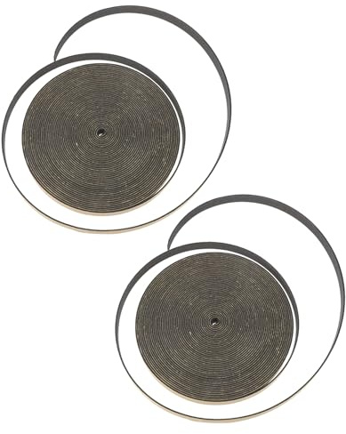 TOVINANNA 2 Rolls 18mm X 10m Car Speaker Gasket Foam Tape Waterproof Soundproof Sealing Tape for Automotive Speaker Installation and Noise Insulation