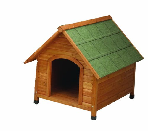Ware Manufacturing Premium Plus A-Frame Fir Wood Dog House - Medium
