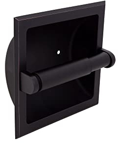 Design House 539254 Millbridge Badzubehör, versenkter Toilettenpapierhalter, Bronze mit Öl eingerieben