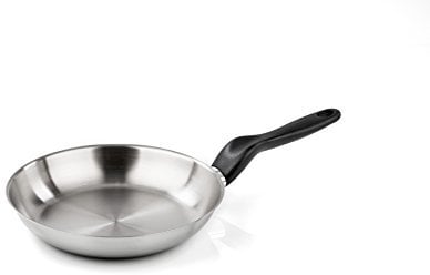 Barazzoni Le Inoxidabili Poêle Ø 24 cm en acier inoxydable 18/10, Made in Italy