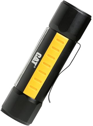 CAT 200 Lumen Doppelt strahlender taktischer Arbeitsscheinwerfer - 3x AAA Batterien, CT3410, schwarz