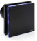 STERR BFS100L-B Ventilatore da Bagno Nero 100mm con LED Frontale in Vetro Look Moderno 10W