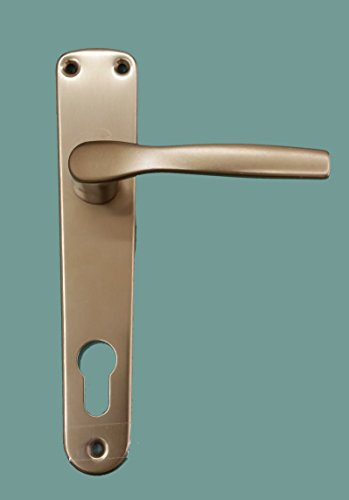 MANIGLIA IN ALLUMINIO PER PORTE INTERNE, HOPPE MOD MILANO FORO YALE