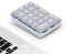 Tastierino numerico meccanico marrone interruttore Gaming tastiera 21 tasti tastierino numerico mini portatile tastiera Wired number Pad per iMac PC portatile MacBook notebook