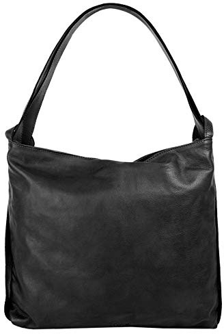 forty° Rucksack-Shopper Echt Leder Damen | Made in Italy | 2in1 Schultertasche | wandelbarer Citybag | 020403