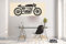 Wandtattoo Wandsticker Aufkleber Kinderzimmer Oldtimer Motorrad Motiv Bild