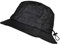 Toutacoo. Regenhut aus Nylon - Einstellbar Schwarz (11- Schwarz Fleece-Futter Schwarz)