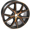 Seat 5F9071499AHPN Aluminiumfelge 19 Zoll Tuning Leichtmetallfelge Sport Felge Schwarz/Kupfer Cupra R Design